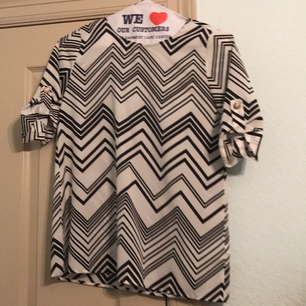 Chevron Shaffon top.